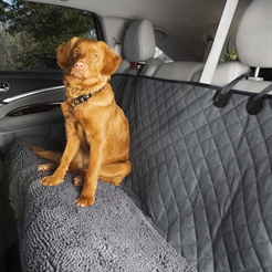 DGS Dirty Dog Car Seat Cover 3-in-1 Cover & Hammock GRÅ